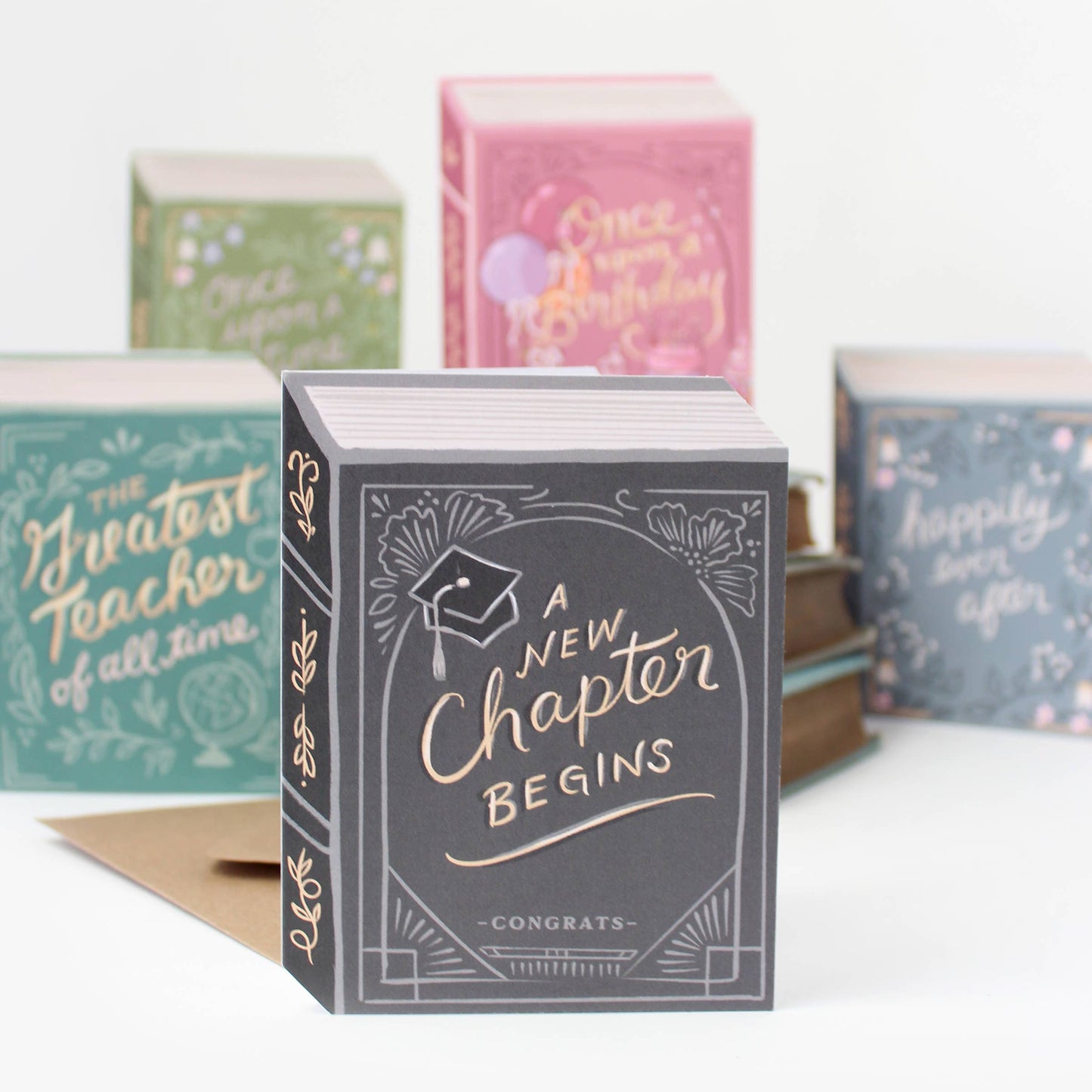 A New Chapter Begins - Graduation Card