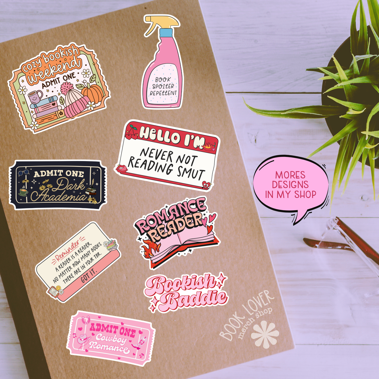 You Do Not Fear Stickers / Bookish Stickers / Book Lover: 2''