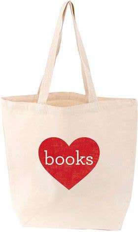 Books Tote (Heart)