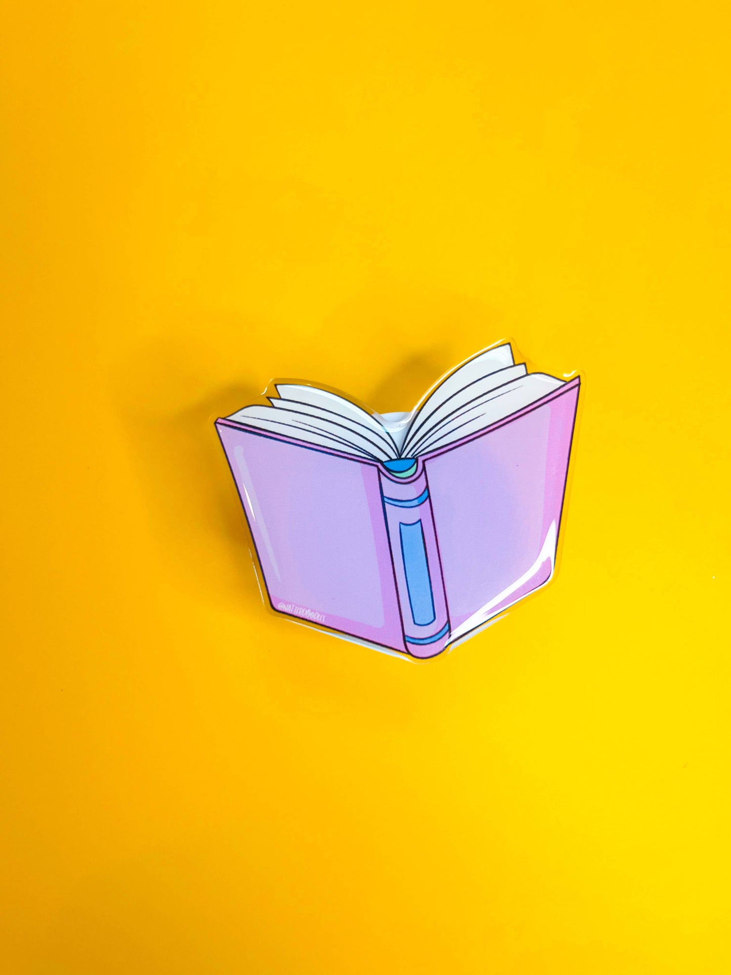 Call Me Bookish Phone Grip Reading Teacher Book Library Pink