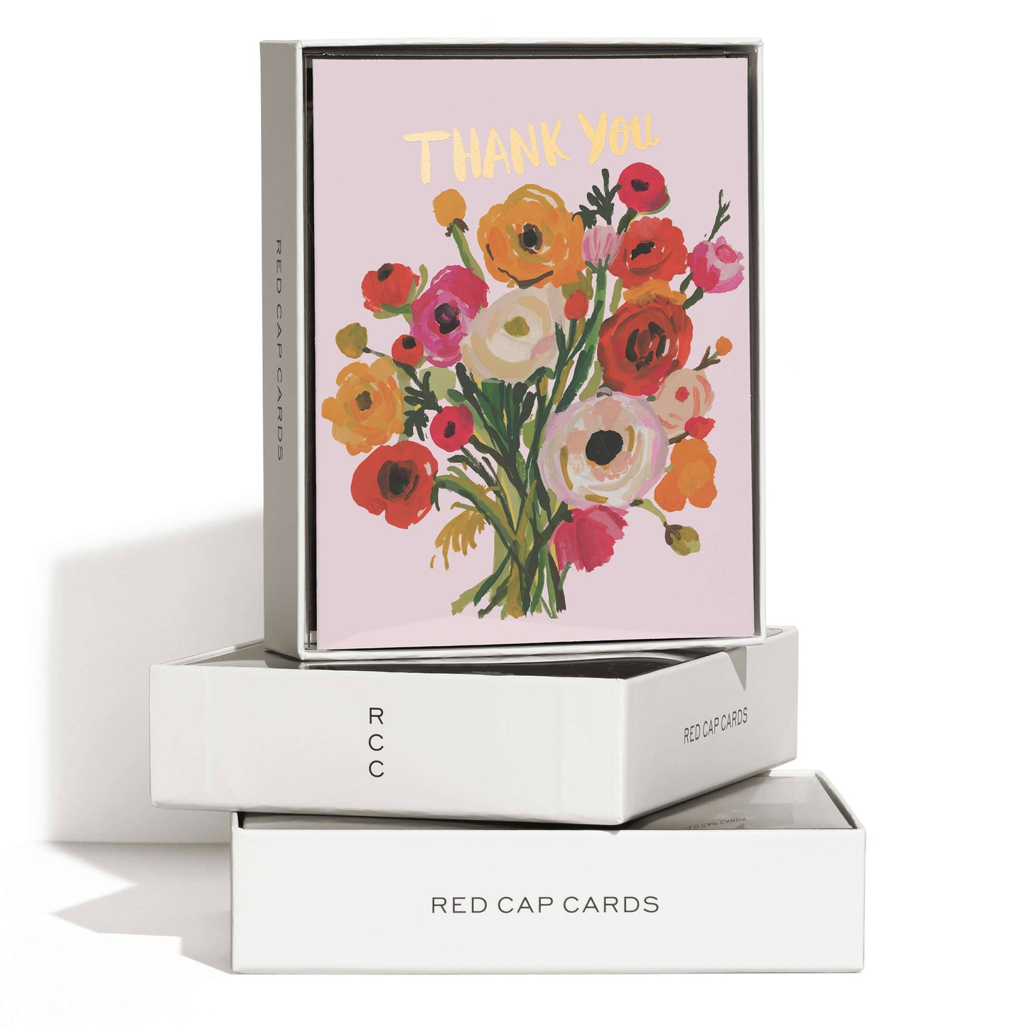 Ranunculus Bouquet greeting card: Single