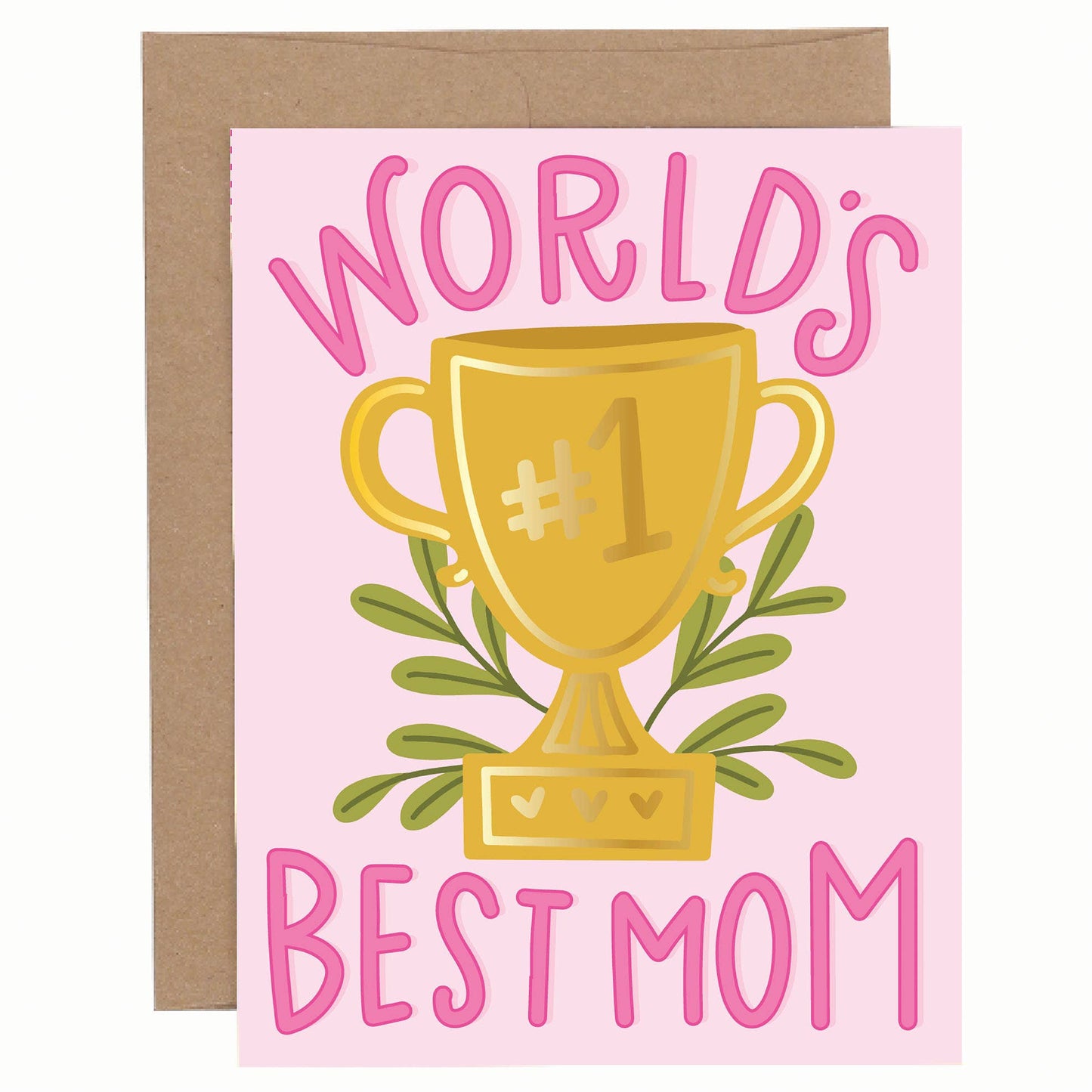 World's Best Mom Mother's Day Greeting Card
