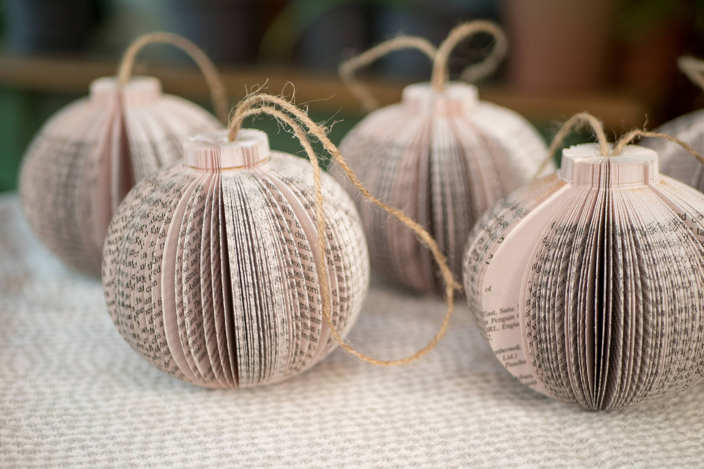 Book Ornament with Top-Christmas Decor-Tree Ornament