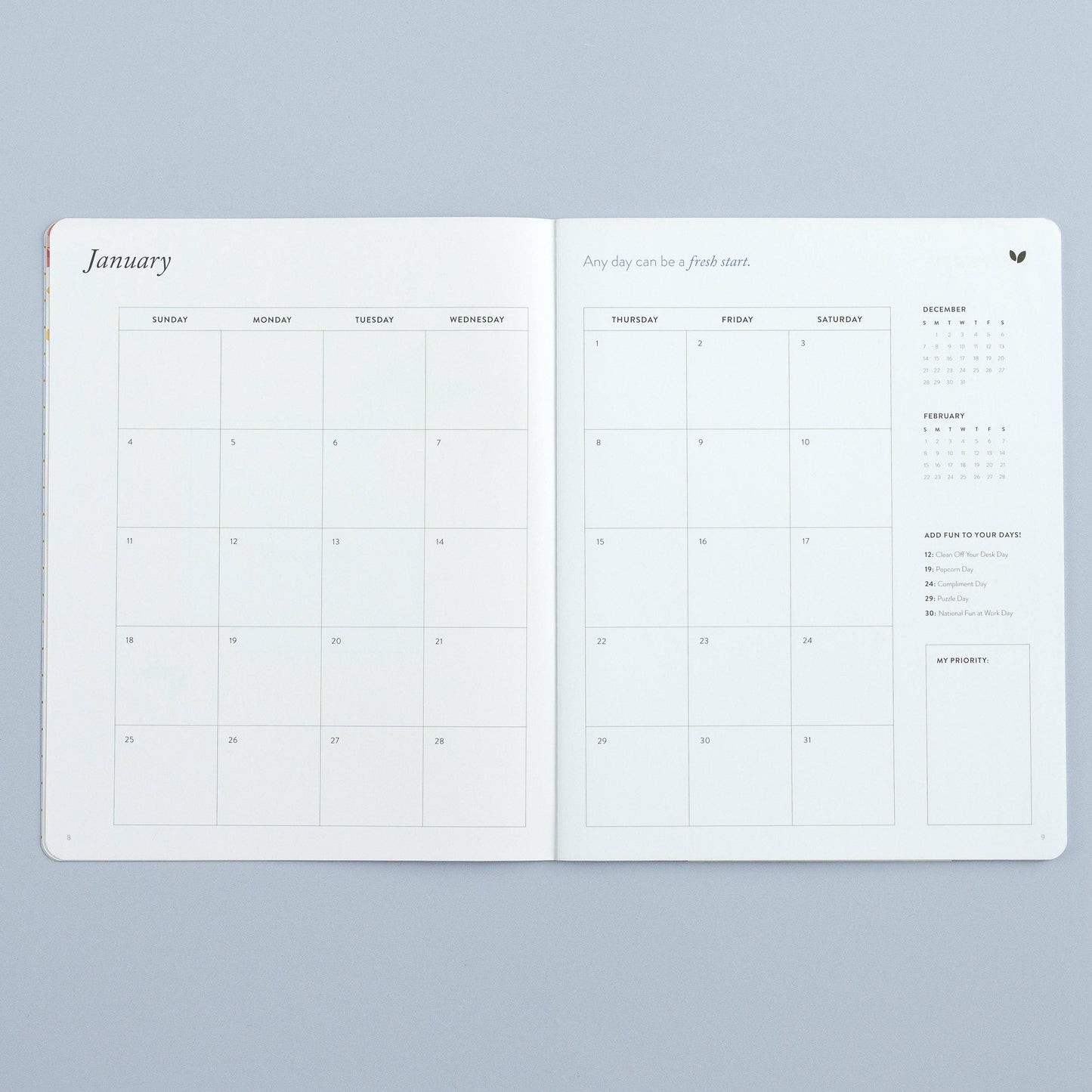 2026 Monthly Planner