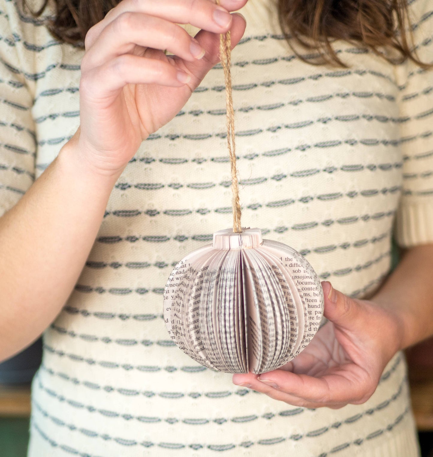 Book Ornament with Top-Christmas Decor-Tree Ornament