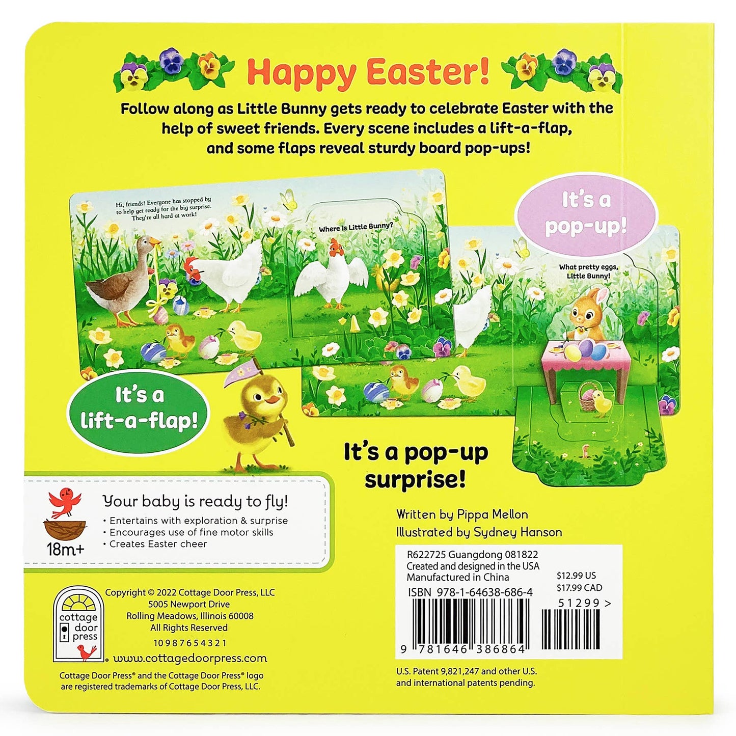 Happy Easter, Little Bunny Lift-a-Flap Board Book