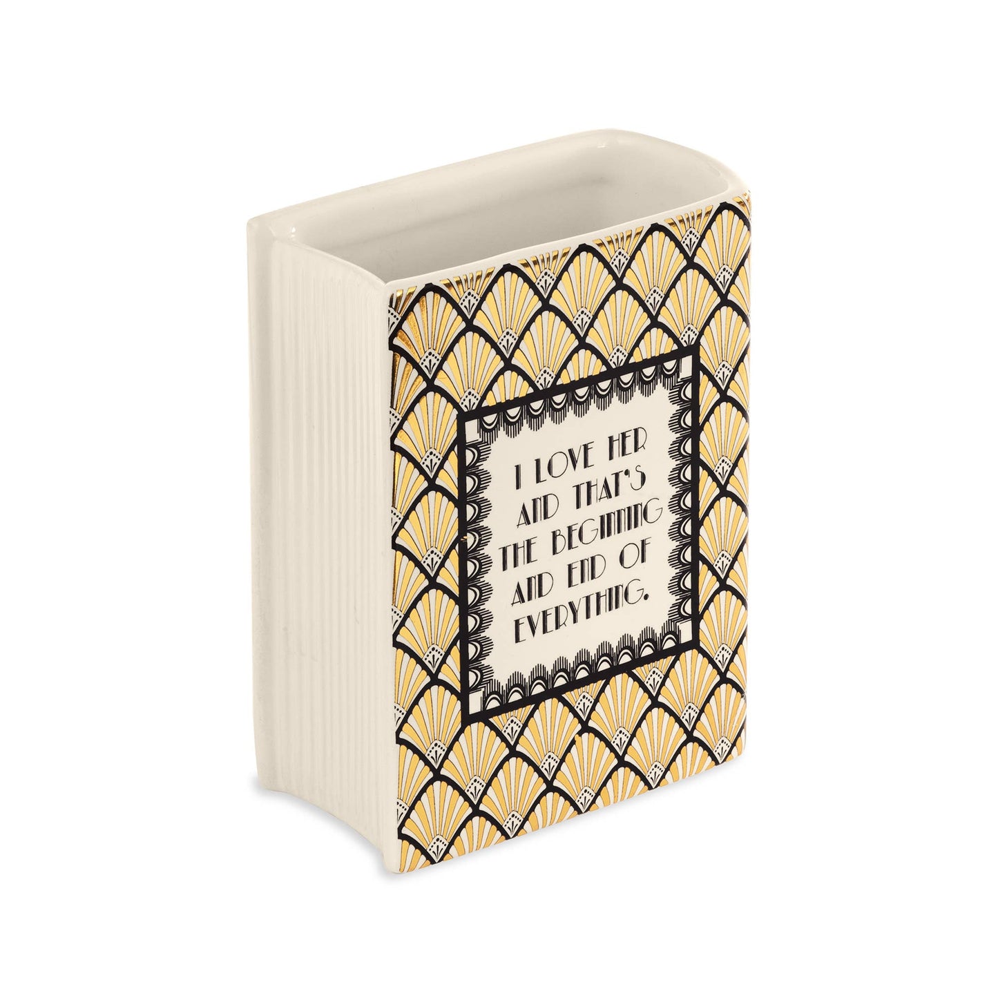 Small Book Vase, Great Gatsby