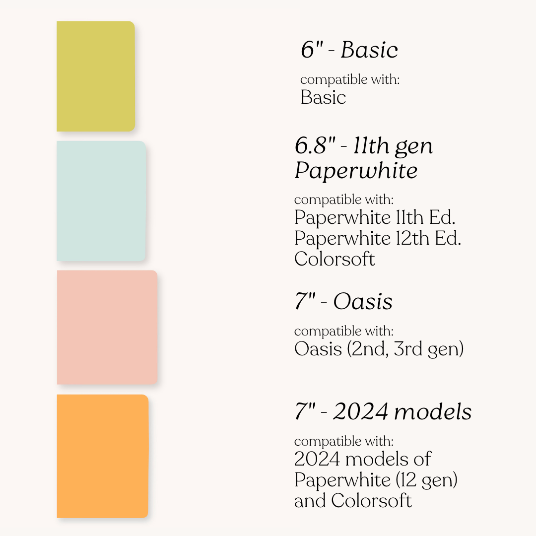 Midnight Damask Kindle Case: 12th Gen/Colorsoft