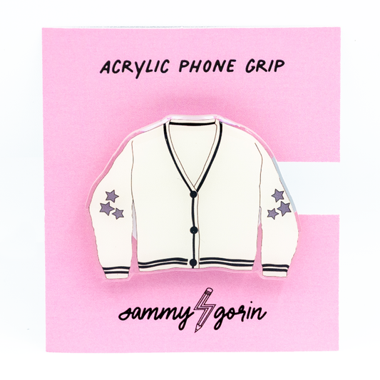 Cardigan Acrylic Phone Accessory