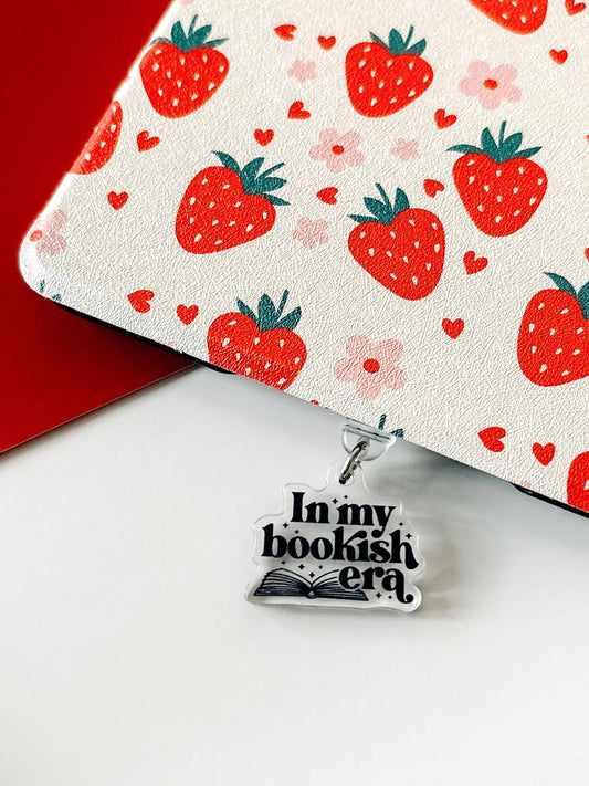 In My Bookish Era Acrylic e-Reader Charm and Dust Plug