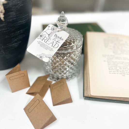 Books To Be Read Jar, Book Related Gift