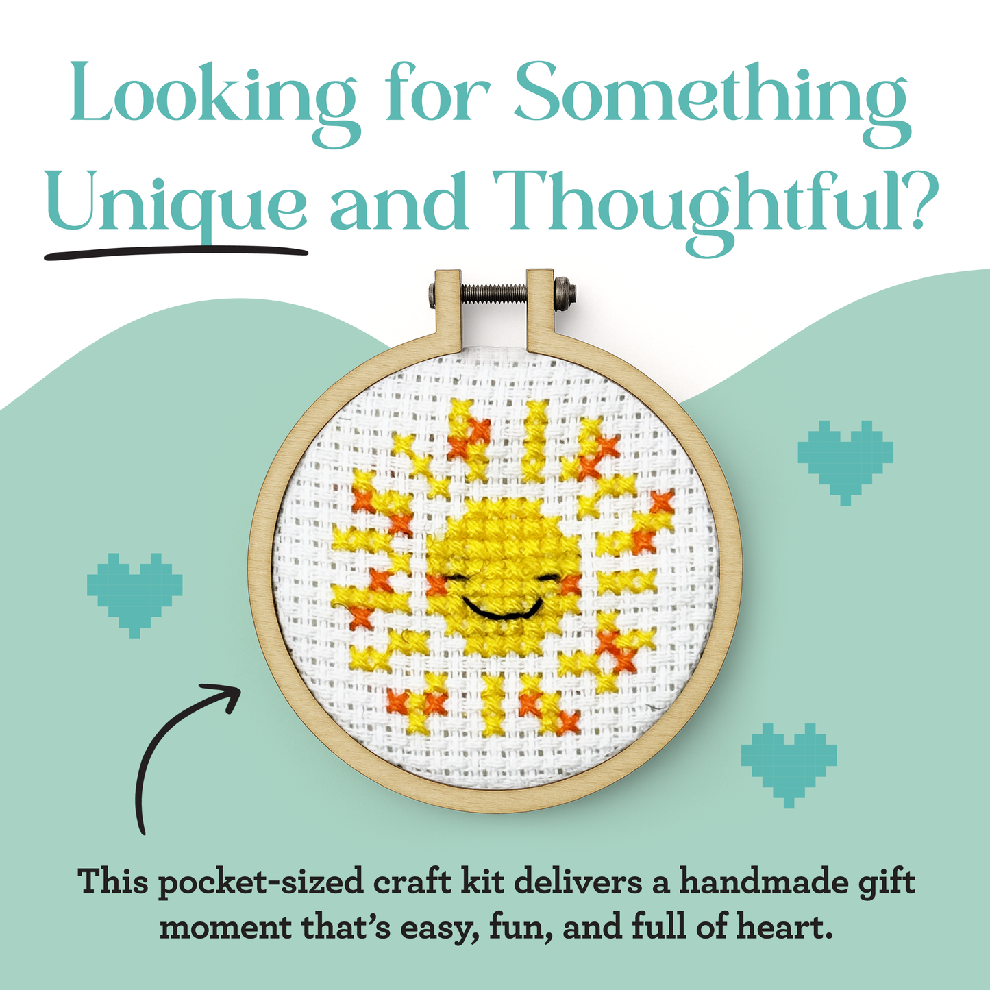 'You are my Sunshine' Mini Matchbox Cross Stitch Kit