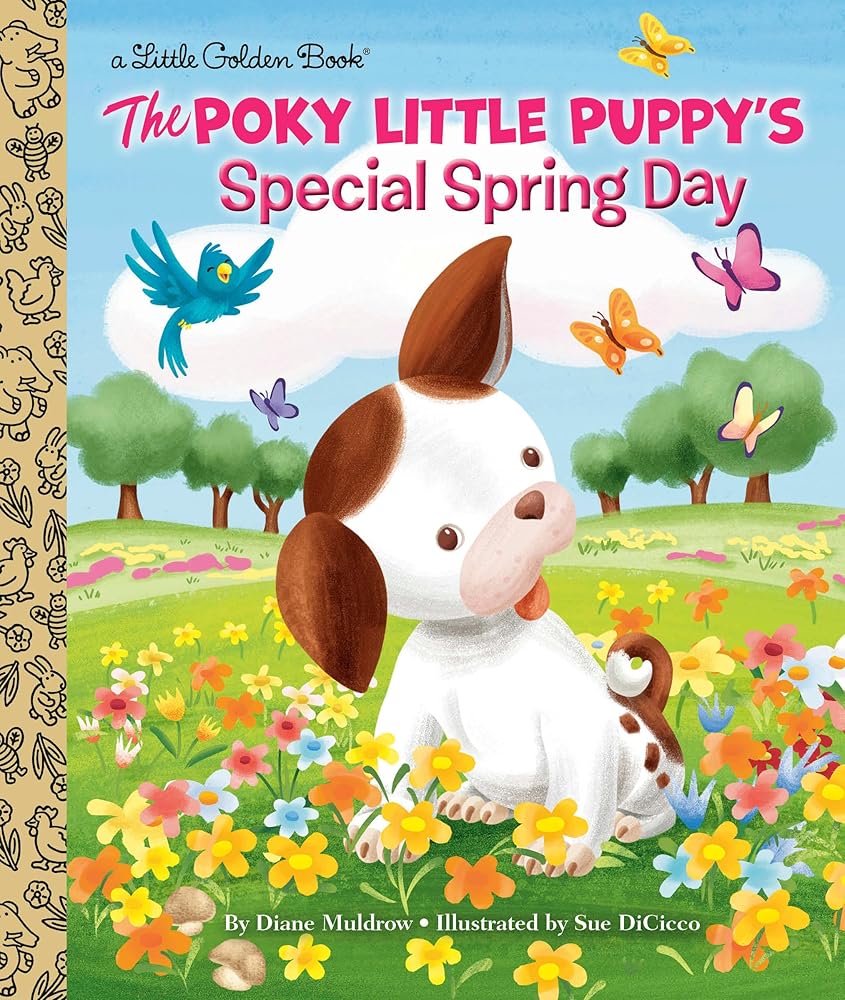 The Poky Little Puppy's Special Spring Day (Little Golden Book) cover image