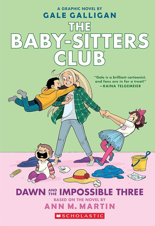 Dawn and the Impossible Three (The Baby-Sitters Club Graphix) cover image