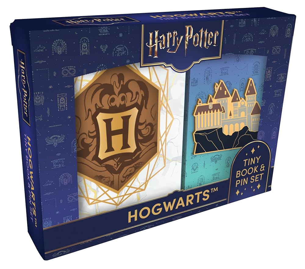 Harry Potter: Hogwarts Tiny Book and Pin Set cover image