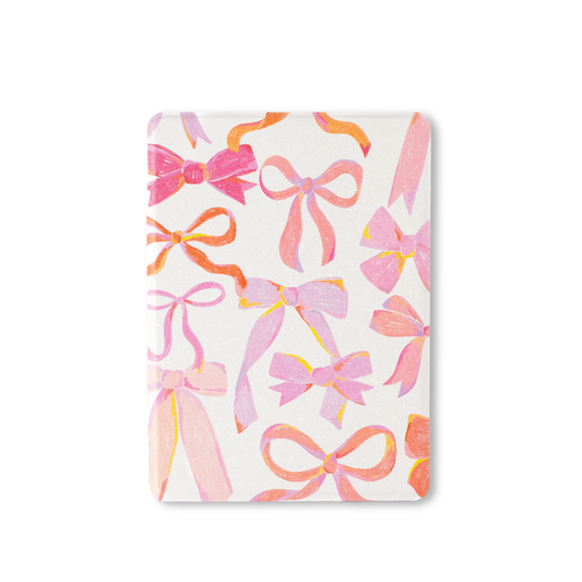 Pink Bows Clear Back Kindle Case: Kindle Paperwhite (11th Generation)