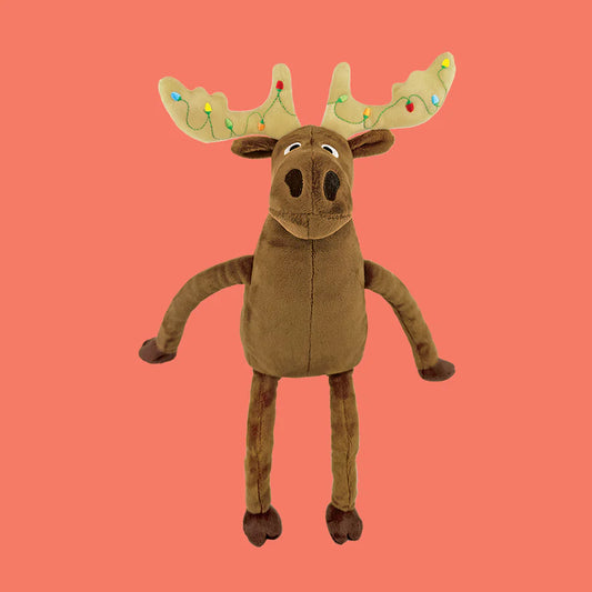 Elmore The Christmas Moose - stuffed