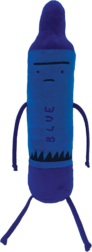 blue crayon plush