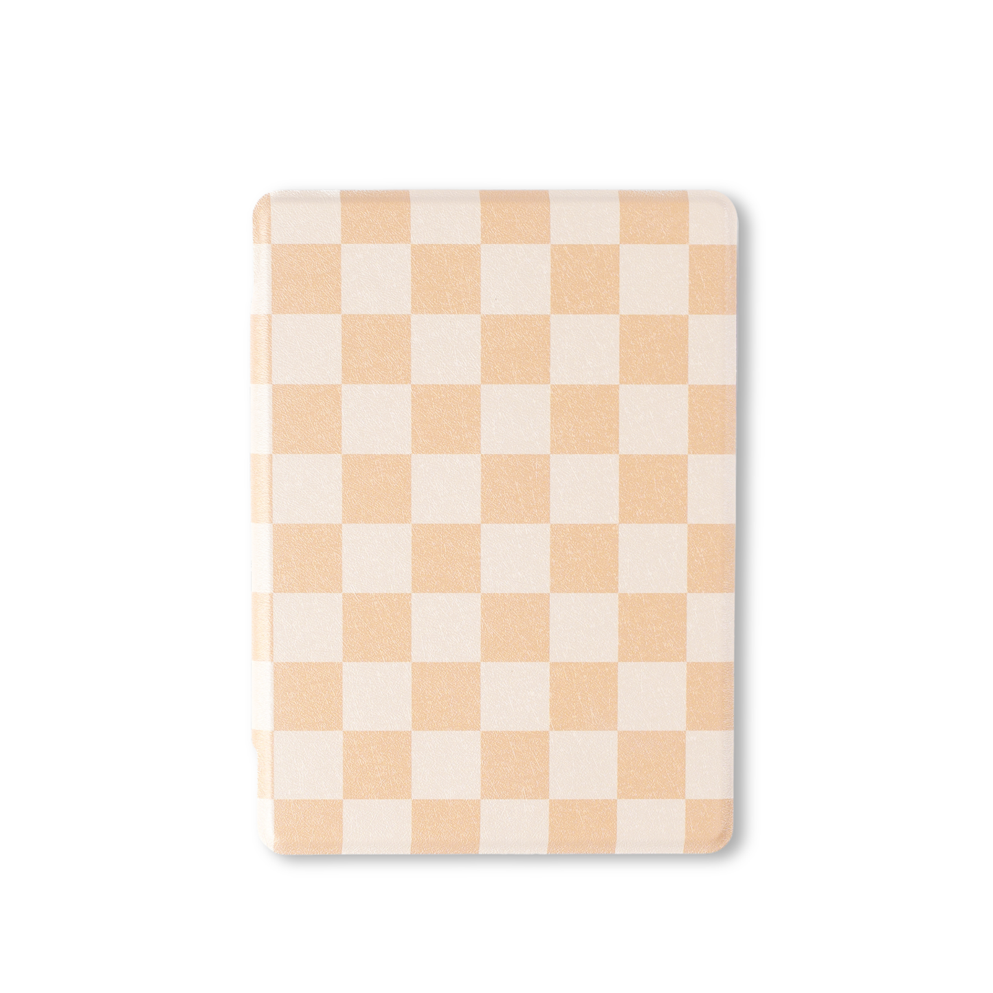 Latte Checker Clear Back Kindle Case: Kindle Paperwhite (12th Generation)