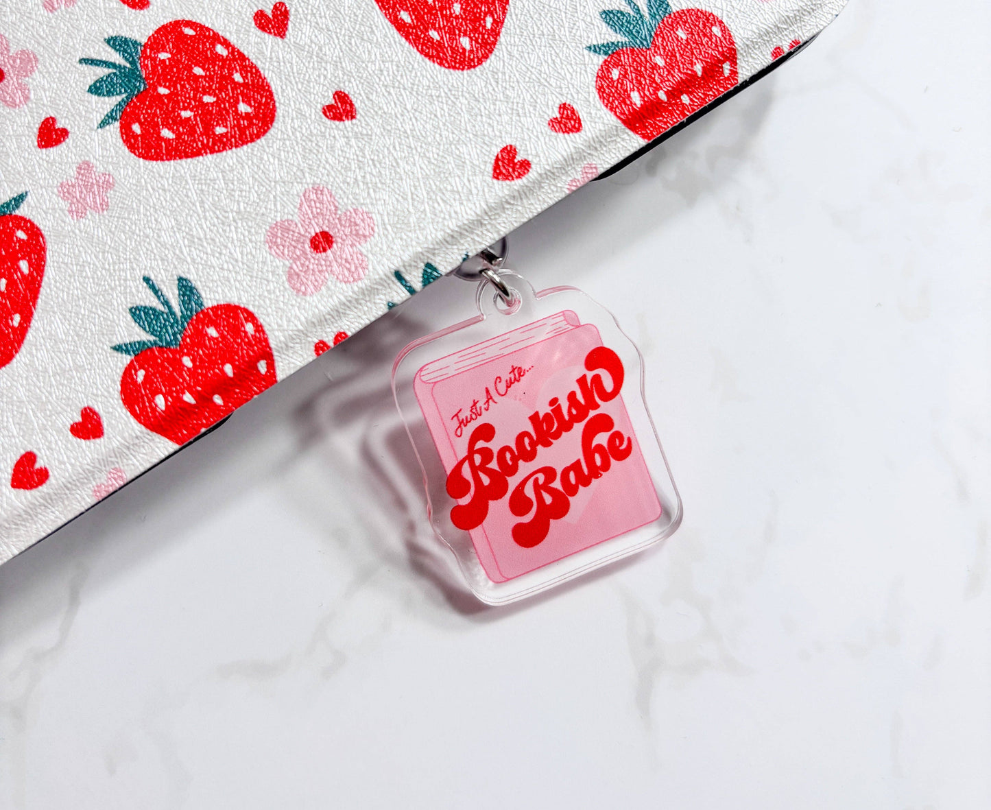 Just a Bookish Babe Kindle Charm