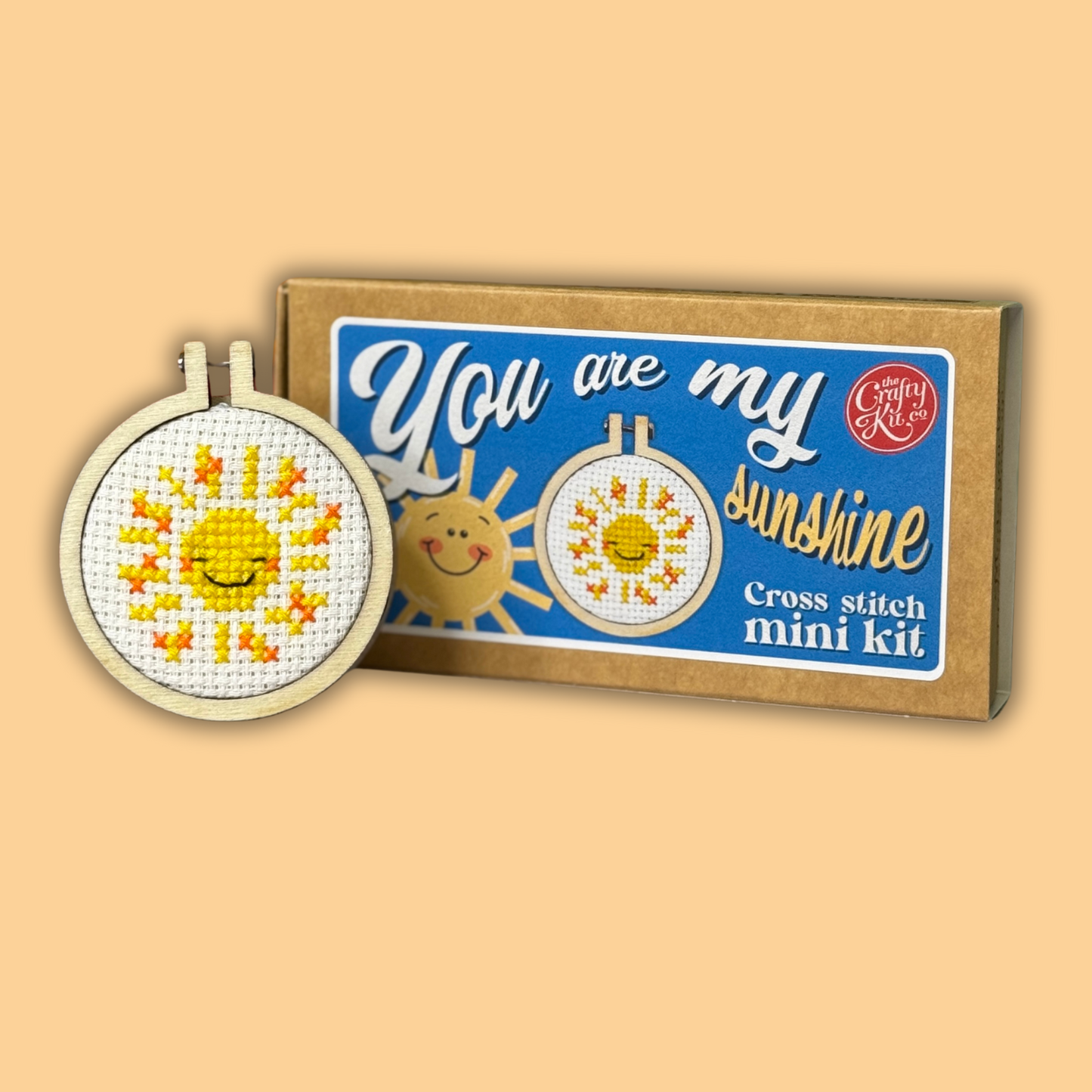 'You are my Sunshine' Mini Matchbox Cross Stitch Kit