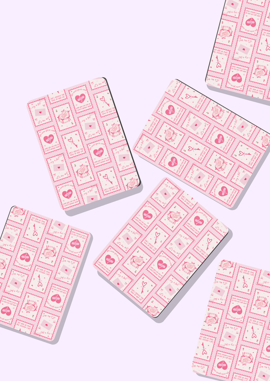 I Can Do It With a Broken Heart Stamps - Kindle Case: Kindle Paperwhite 12th Generation/Colorsoft (7")